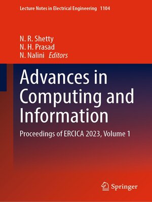 cover image of Advances in Computing and Information